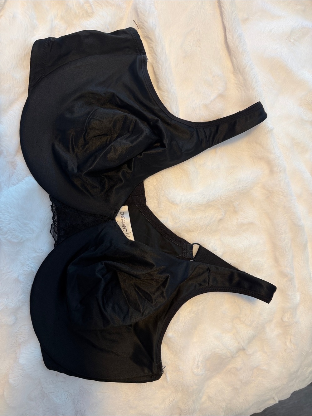 Black Full Coverage Bra by dream fit 44 DD